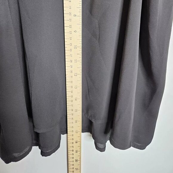 Venus Lace Inset Double Layer Tank Camisole Women's Small Black - Picture 6 of 6